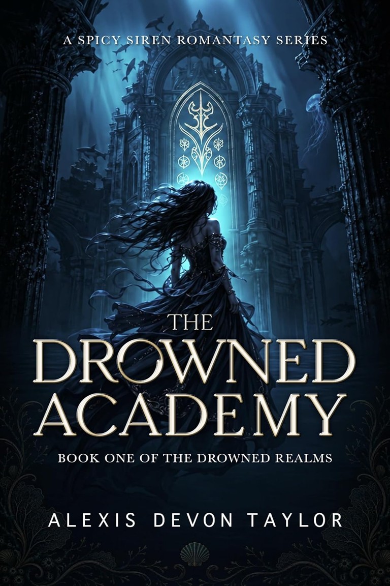 Book cover: The Drowned Academy, Book One of The Drowned Realms
